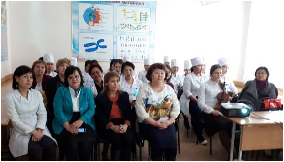 A.Zh.Almenova held a musical and literary evening.